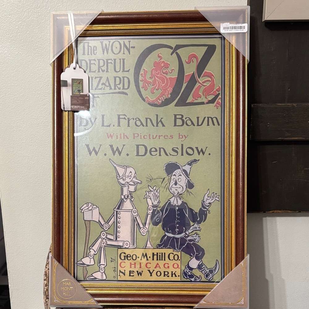 Marmont Hill 18x12 The Wonderful Wizard of Oz Vintage Style Framed Artwork - Picture 2 of 14